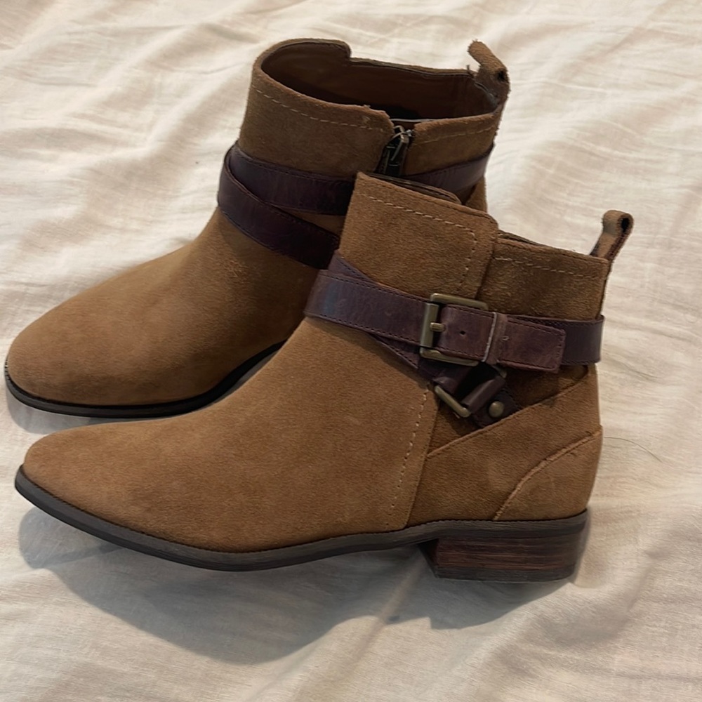 Marc Fisher Suede Charlie Ankle Boots